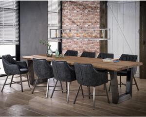 Jedálenský stôl 20-35 300x100cm Acacia natural 6cm-Komfort-nábytok