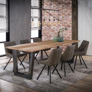 Jedálenský stôl 20-23 240x100cm Solid Acacia natural-Komfort-nábytok