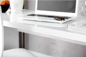 PC - stolík 36024 140x60cm Biely vysoký lesk-Komfort-nábytok