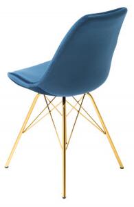 Stolička 42188 Zamat - Modrá-Komfort-nábytok