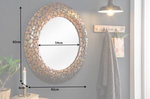 Zrkadlo 41431 Ø82cm Mosaic medené-aluminium-Komfort-nábytok