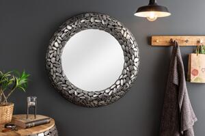 Zrkadlo 41430 Ø82cm Mosaic silver-aluminium-Komfort-nábytok