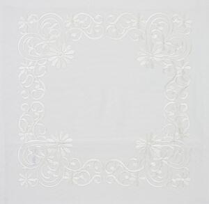 Dekoračná obliečka na vankúš BLOSSOM ORNAMENT 40x40 cm, biely