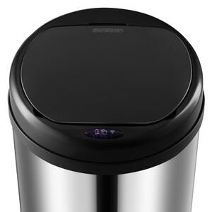 Odpadkový koš automatický senzor 40 litrov strieborná DC kábel zdarma