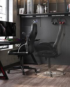 Kancelárska stolička SONGMICS OBG064B01 - čierna