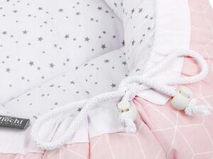 Hniezdo pre bábätko 5-dielna sada AURORA Pinky by Bellochi