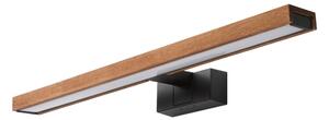 Brilagi-LED Kúpeľňové osvetlenie na zrkadlo WOODY MIRROR 3 v 1 LED/12W/230V 60 cm IP44 čierna/dub