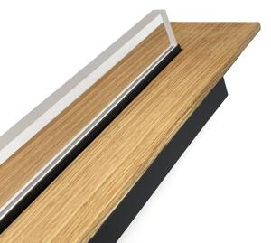 Brilagi - LED Stropné svietidlo WOODY FLAT LED/25W/230V dub/čierna