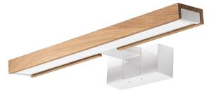 Brilagi - LED kúpeľňové osvetlenie zrkadla 3v1 WOODY MIRROR LED/8W/230V IP44 biela/dub
