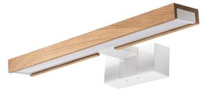 Brilagi - LED kúpeľňové osvetlenie zrkadla 3v1 WOODY MIRROR LED/8W/230V IP44 biela/dub
