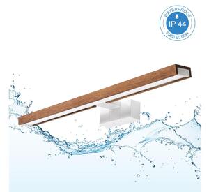 Brilagi -LED kúpeľňové zrkadlové svietidlo 3v1 WOODY MIRROR LED/12W/230V IP44 biela/dub čerešňa