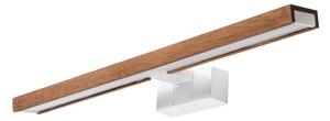 Brilagi -LED kúpeľňové zrkadlové svietidlo 3v1 WOODY MIRROR LED/12W/230V IP44 biela/dub čerešňa