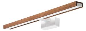 Brilagi -LED kúpeľňové zrkadlové svietidlo 3v1 WOODY MIRROR LED/12W/230V IP44 biela/dub čerešňa
