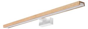 Brilagi - LED kúpeľňové osvetlenie zrkadla 3v1 WOODY MIRROR LED/15W/230V IP44 biela/dub