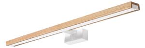 Brilagi - LED kúpeľňové osvetlenie zrkadla 3v1 WOODY MIRROR LED/15W/230V IP44 biela/dub