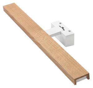 Brilagi - LED osvetlenie kúpeľňového zrkadla 3v1 WOODY MIRROR LED/12W/230V IP44 biela/dub