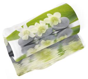 Sablio Deka Biela orchidea - 150x120 cm