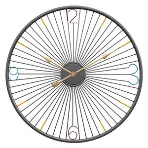 Dizajnové nástenné hodiny Decore Black 60cm