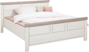 POSTEĽ, 140/200 cm sivá, biela Hom`in - Postele