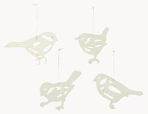 Súprava ozdôb na stromček Alba Bird, 4 diely