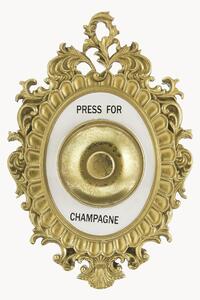 Nástenná dekorácia Bell Press for Champagne