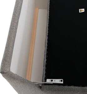 Elektrická polohovacia boxspringová posteľ AVA 120x200 cm