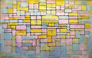 Mondrian, Piet - Umelecká tlač Tableau no. 2 / Composition no. V, 1914, (40 x 24.6 cm)