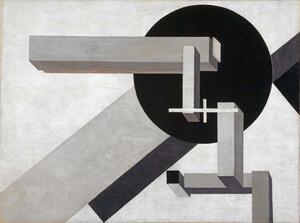 Obrazová reprodukcia Proun 1 D, 1919, Lissitzky, Eliezer (El) Markowich