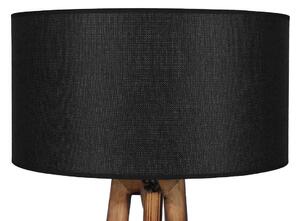 Dizajnová stojanová lampa Thea 166 cm hnedá / čierna