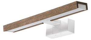 Brilagi-LED Osvetlenie kúpeľňového zrkadla WOODY MIRROR 3v1 LED/8W/230V 40 cm IP44 biela/dub