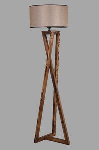 Dizajnová stojanová lampa Thea 166 cm hnedá