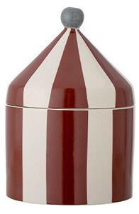 Bloomingville - Cimmi Jar w/Lid Stoneware Red Bloomingville - Lampemesteren