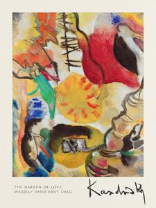 Umelecká tlač The Garden of Love - Wassily Kandinsky, (30 x 40 cm)