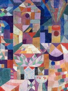 Umelecká tlač Distressed Castle Garden - Paul Klee, (30 x 40 cm)