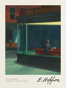 Umelecká tlač Nighthawks - Edward Hopper, (30 x 40 cm)