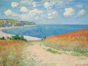 Umelecká tlač Path in the Wheat Fields at Pourville - Claude Monet, (40 x 30 cm)