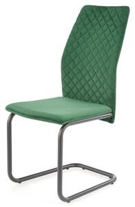 Jedálenská stolička SCK-444 zelená/čierna