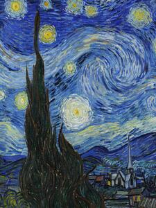Umelecká tlač The Starry Night (Portrait Edition) - Vincent van Gogh, (30 x 40 cm)