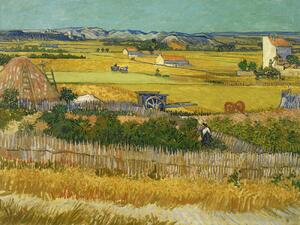 Umelecká tlač The Harvest (Vintage Autumn Landscape) - Vincent van Gogh, (40 x 30 cm)