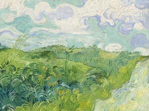 Umelecká tlač Green Wheat Fields - Vincent van Gogh, (40 x 30 cm)