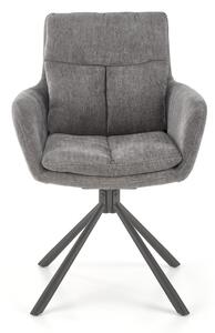 Jedálenská stolička SCK-495 sivá/čierna