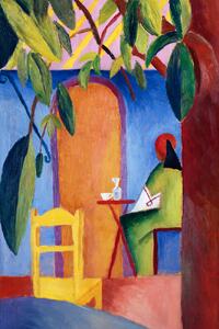 Obrazová reprodukcia Turkish Cafe No.2 (Abstract Bistro Painting) - August Macke, (26.7 x 40 cm)