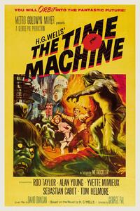 Obrazová reprodukcia Time Machine, H.G. Wells (Vintage Cinema / Retro Movie Theatre Poster / Iconic Film Advert), (26.7 x 40 cm)