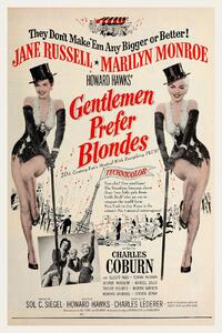 Obrazová reprodukcia Gentlemen Prefer Blondes / Marilyn Monroe (Retro Movie), (26.7 x 40 cm)