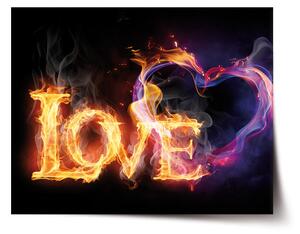 Sablio Plagát Love - 60x40 cm