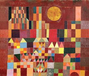 Klee, Paul - Obrazová reprodukcia Castle and Sun, 1928, (40 x 35 cm)