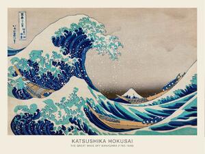 Umelecká tlač The Great Wave off Kanagawa (Japanese) - Katsushika Hokusai, (40 x 30 cm)
