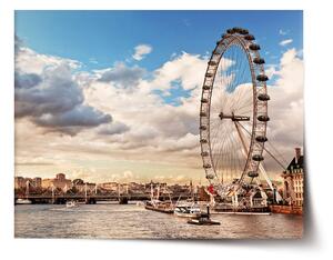 Sablio Plagát London eye - 60x40 cm