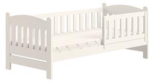 Detská posteľ drevená Alvins DP 002 - Biely, 90x200