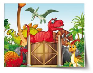 Sablio Plagát Dinosauri 4 - 60x40 cm